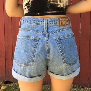 High waisted mom shorts